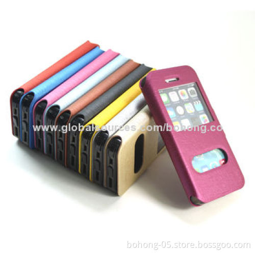 PU and PC case for iPhone 5s, different color is available